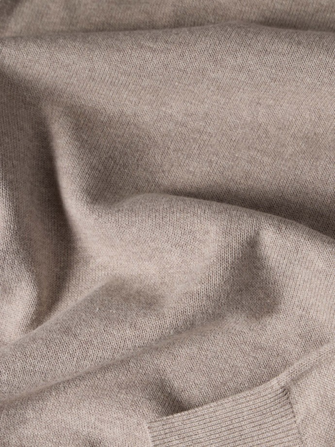 Camisola de malha com decote redondo