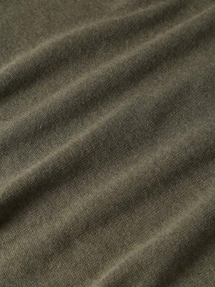 Camisola de malha com decote em V