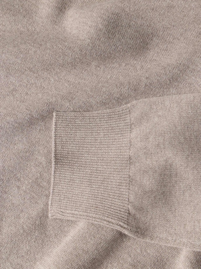 Camisola de malha com decote em V