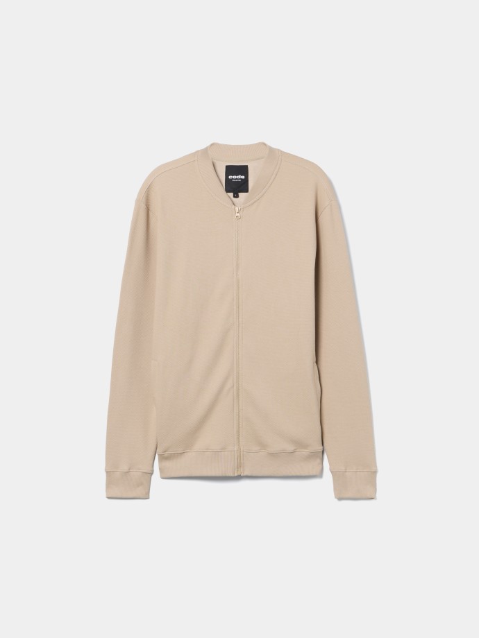 Bomber em malha piquet