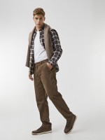 Calças chino bombazine Calças chino bombazine