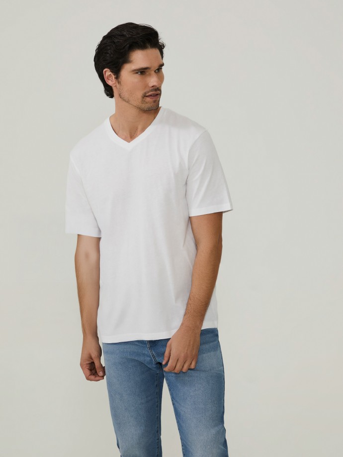 T-shirt 100% algodão T-shirt 100% algodão