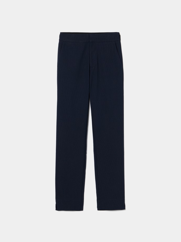 Calças de tecido clássicas Calças de tecido clássicas