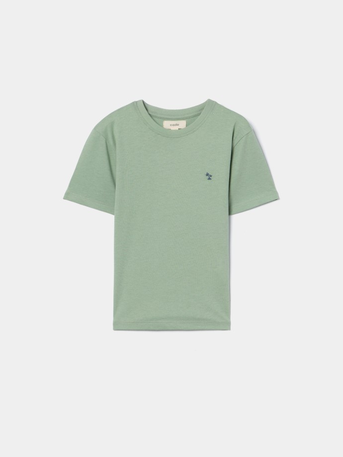 T-shirt com pormenor estampado