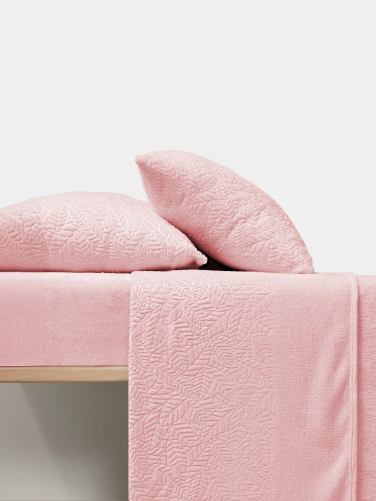 Jogo de lenis de casal em coralina