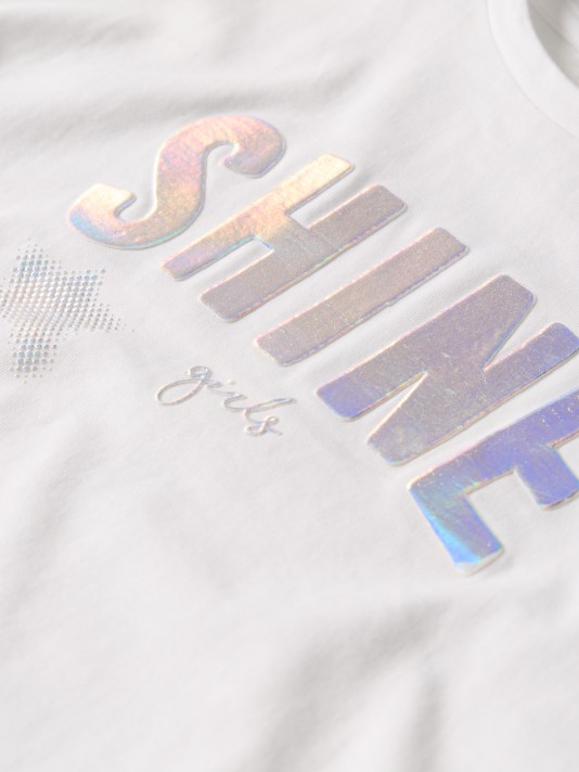 T-shirt cropped estampada T-shirt cropped estampada