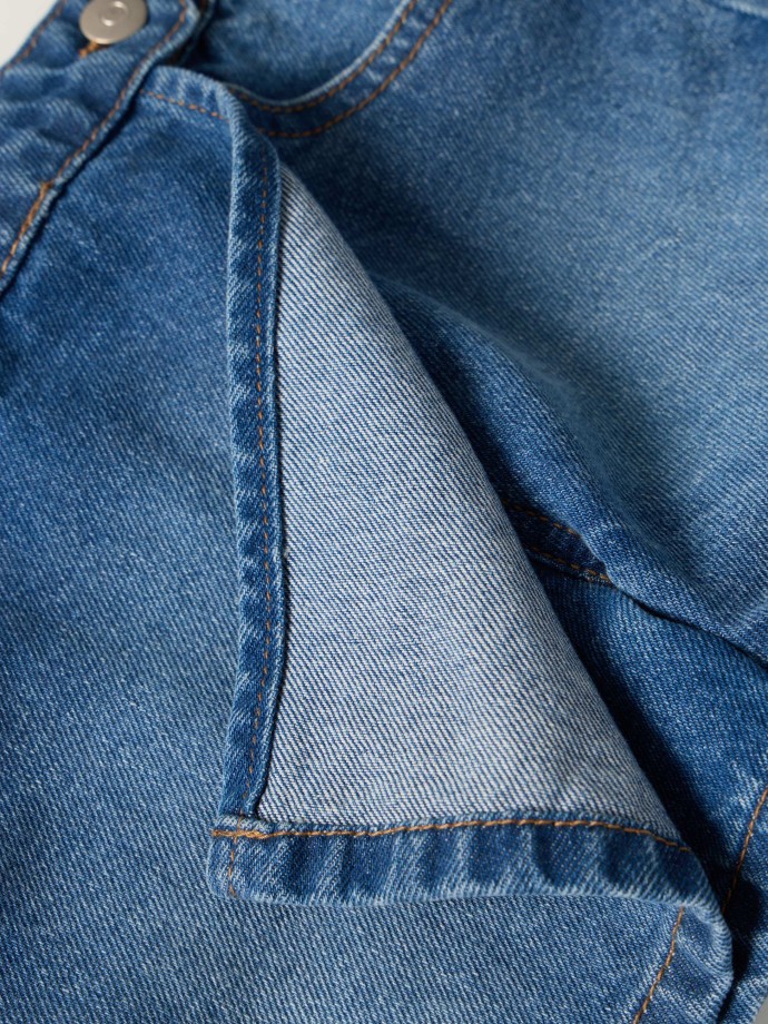 Saia-cal��o de ganga