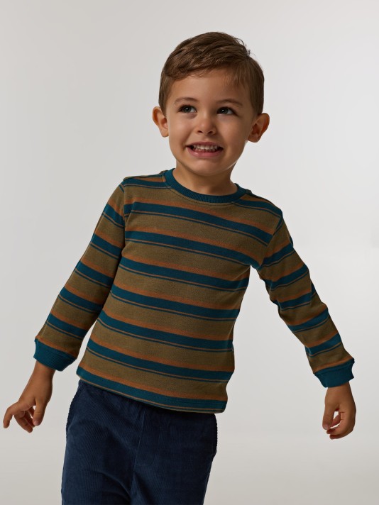 Camisola às riscas Camisola às riscas