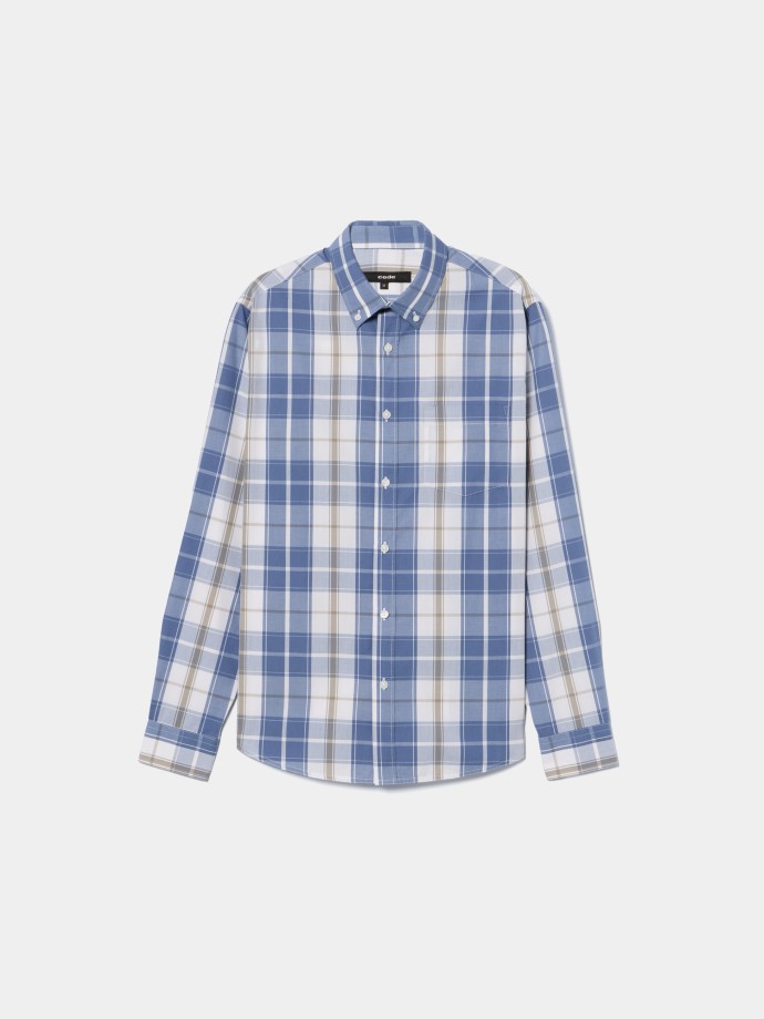 Camisa xadrez com bolso