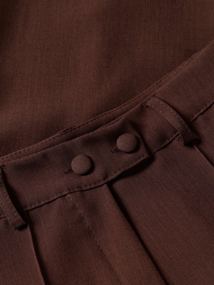 Calas de tecido com 2 botes