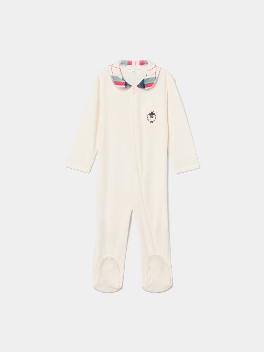 Babygrow com gola xadrez Babygrow com gola xadrez