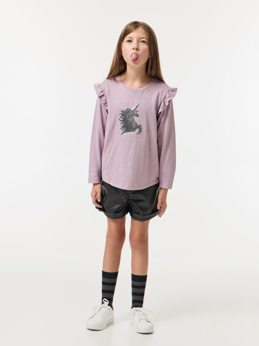 Camisola com lantejoulas Camisola com lantejoulas