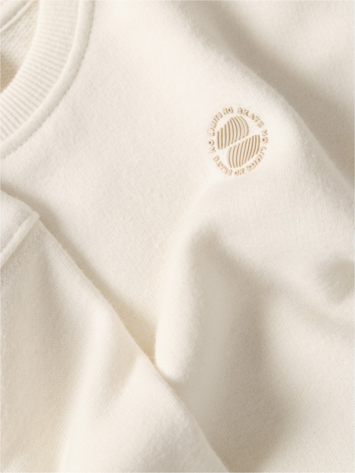 Camisola de felpa lisa