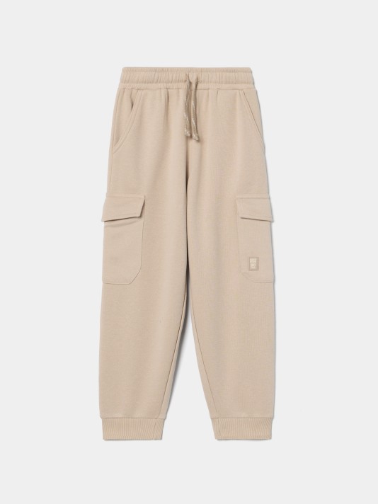 Calças cargo em felpa Calças cargo em felpa