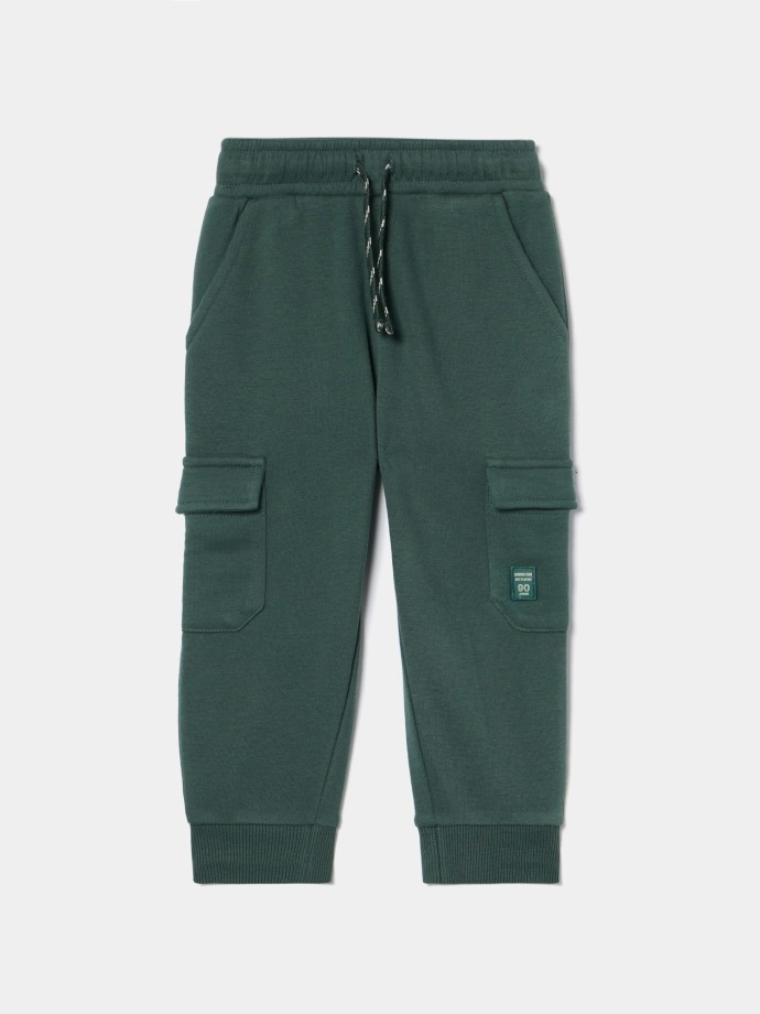 Cal�as cargo em felpa