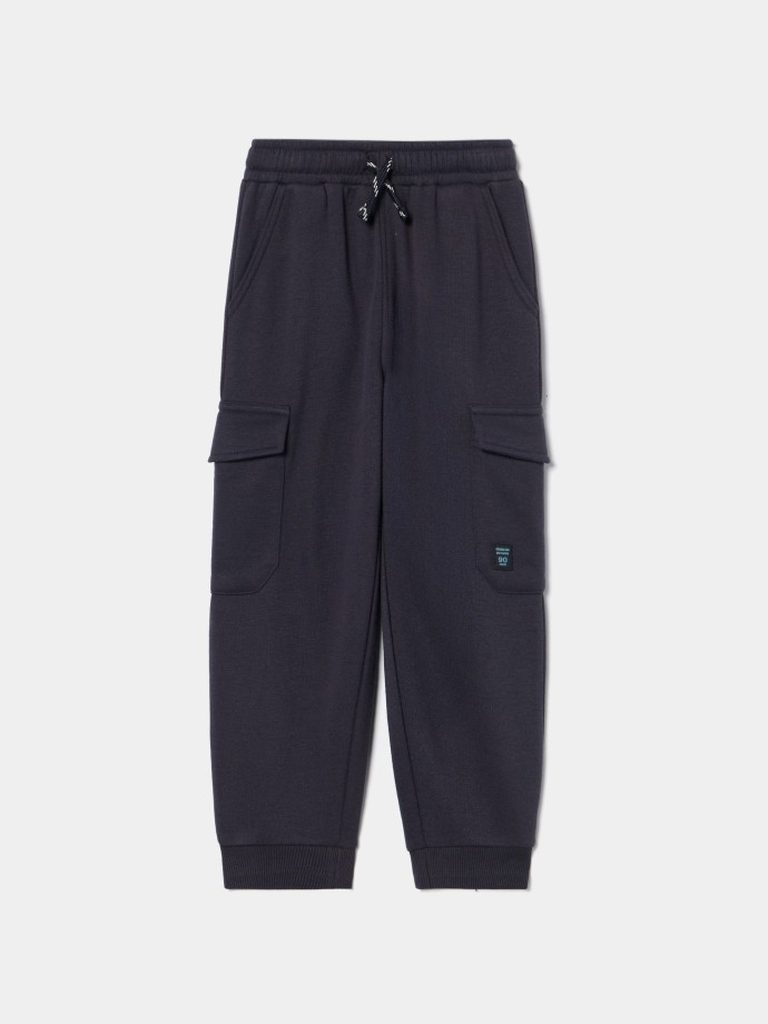 Cal�as cargo em felpa