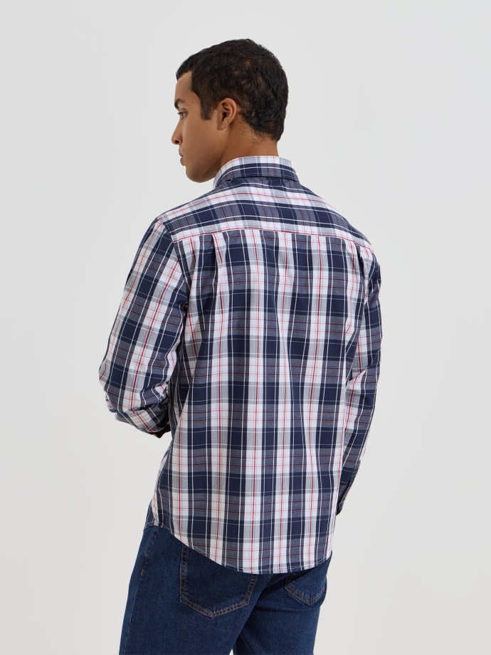 Camisa xadrez em algod�o