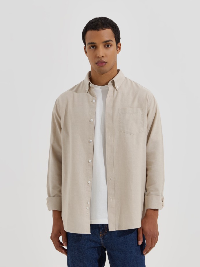 Camisa clássica em algodão Camisa clássica em algodão