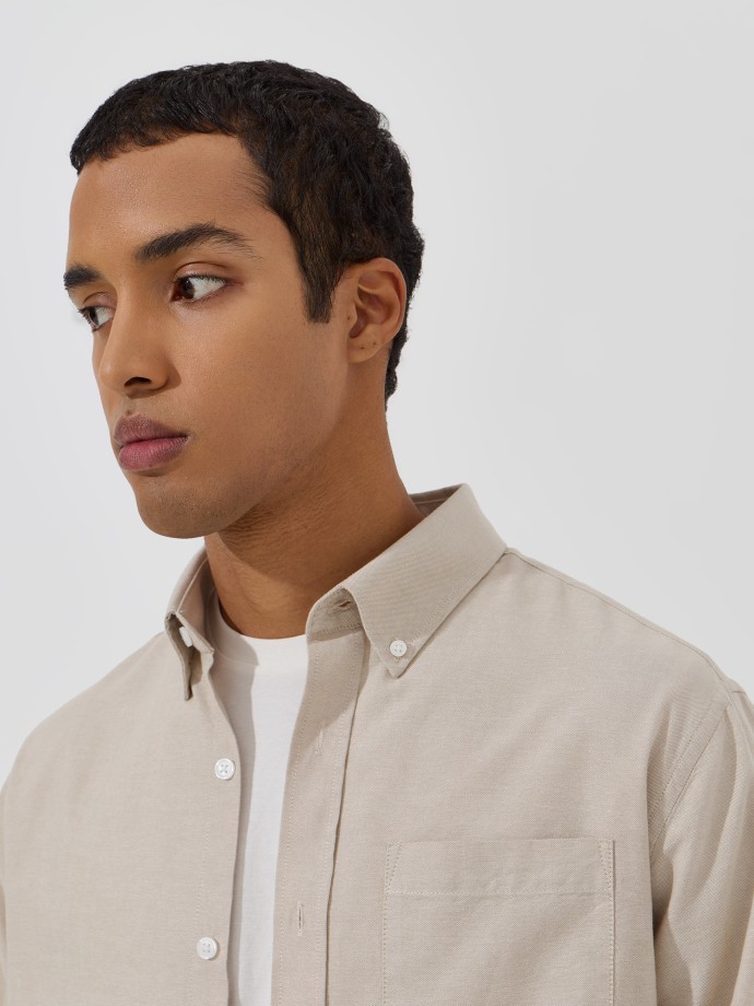 Camisa clássica em algodão Camisa clássica em algodão