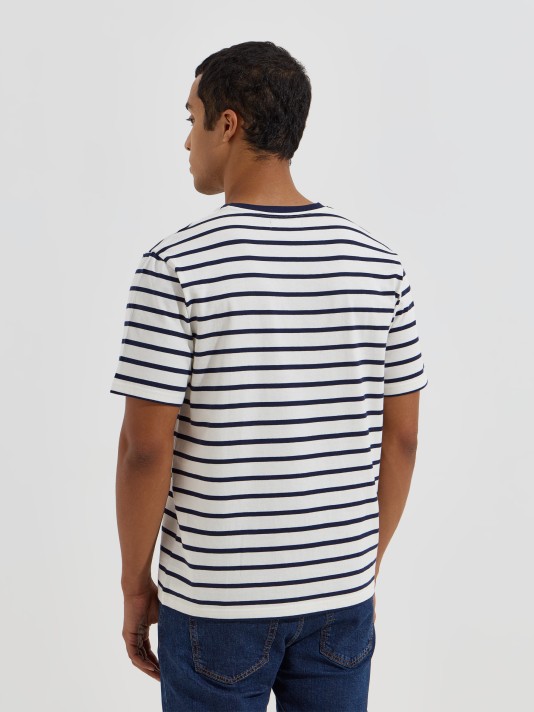 T-shirt às riscas T-shirt às riscas