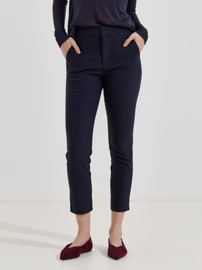 Calças de tecido clássicas Calças de tecido clássicas