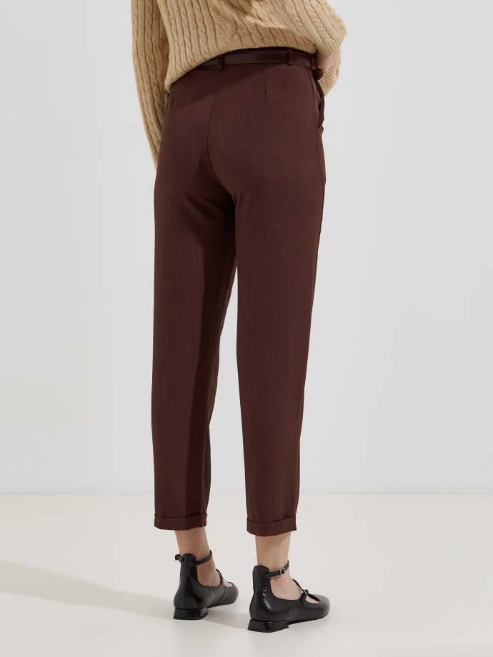 Calas de tecido com 2 botes