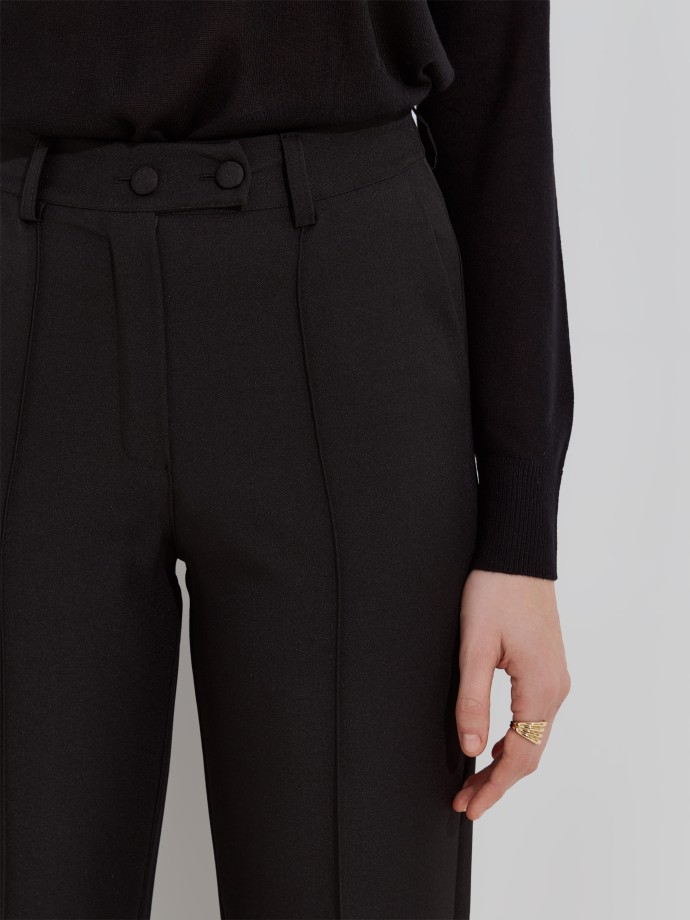 Calas de tecido com 2 botes