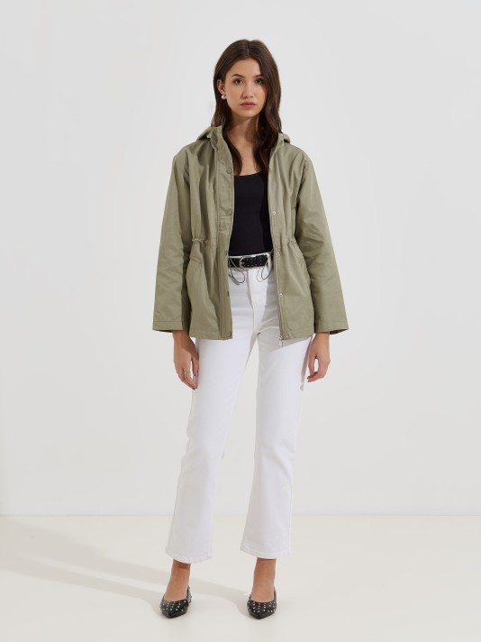 Parka com carapuço Parka com carapuço