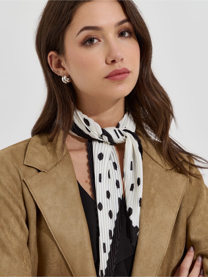 Blazer com efeito suede