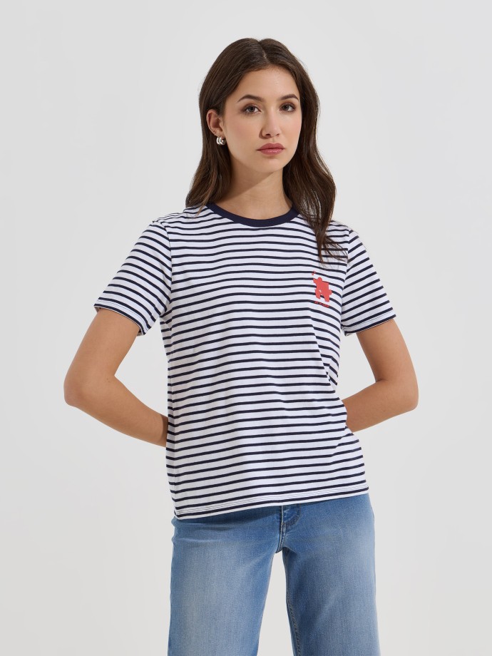 T-shirt �s riscas