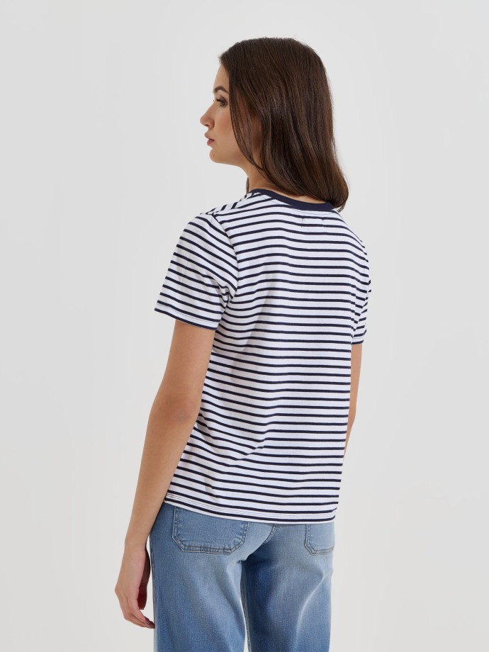 T-shirt �s riscas