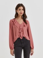 Blusa com folho Blusa com folho