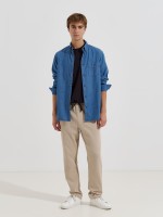 Cal�as em malha piquet