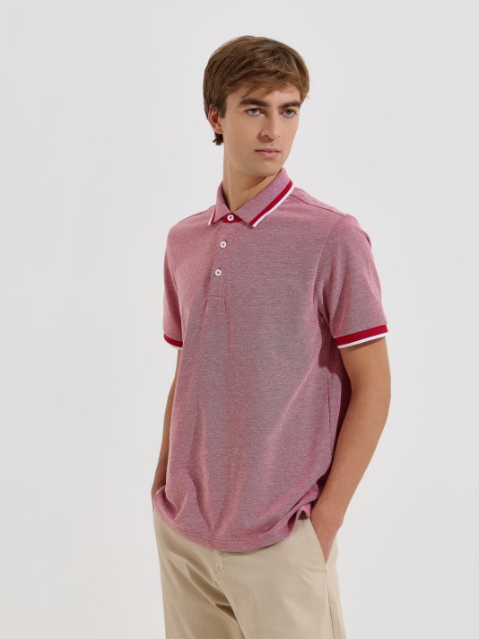 Polo em malha piquet
