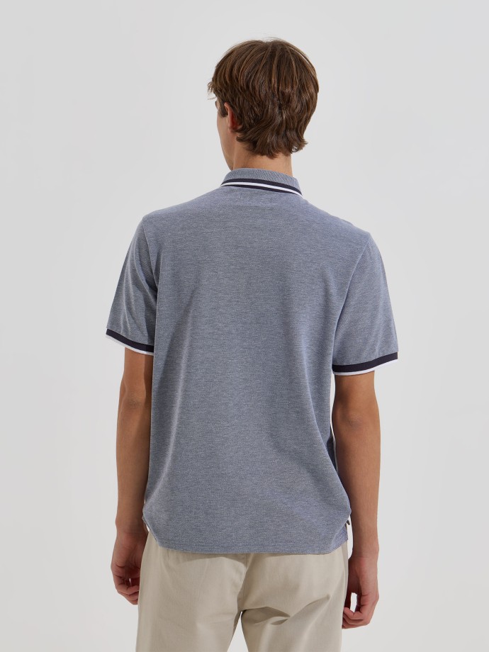 Polo em malha piquet