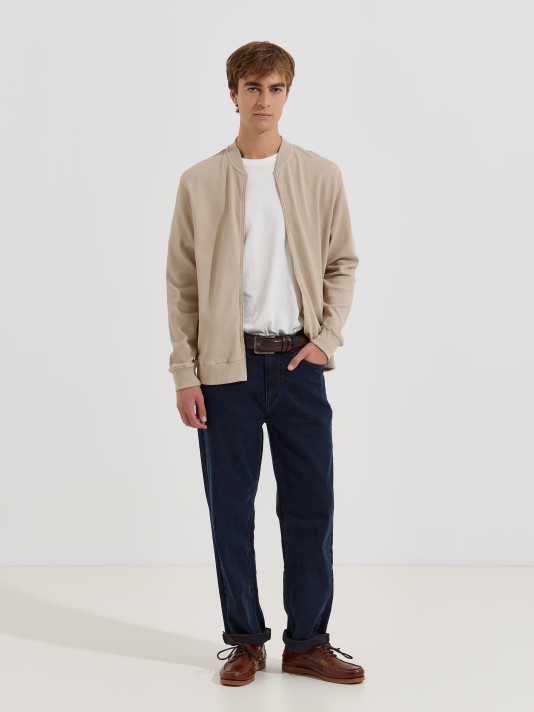 Bomber em malha piquet