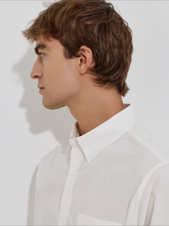 Camisa cl�ssica com bolso