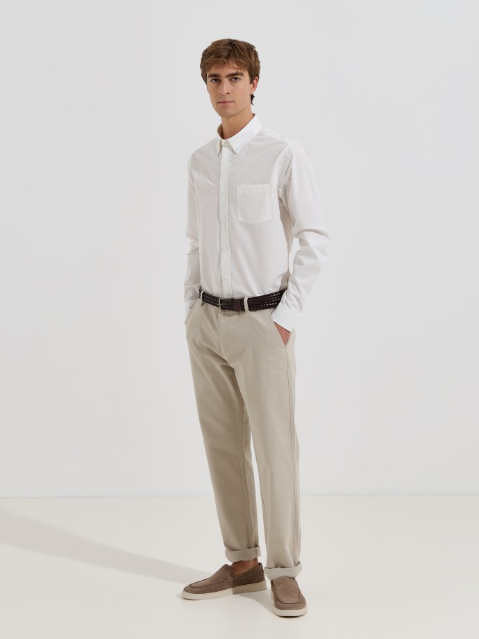 Camisa cl�ssica com bolso