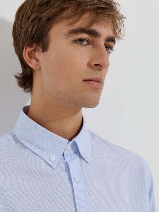 Camisa clássica em algodão Camisa clássica em algodão