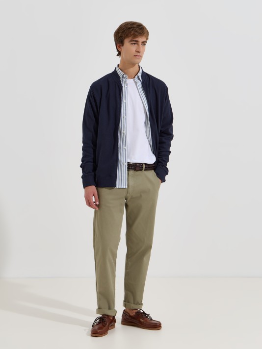 Bomber em malha piquet Bomber em malha piquet