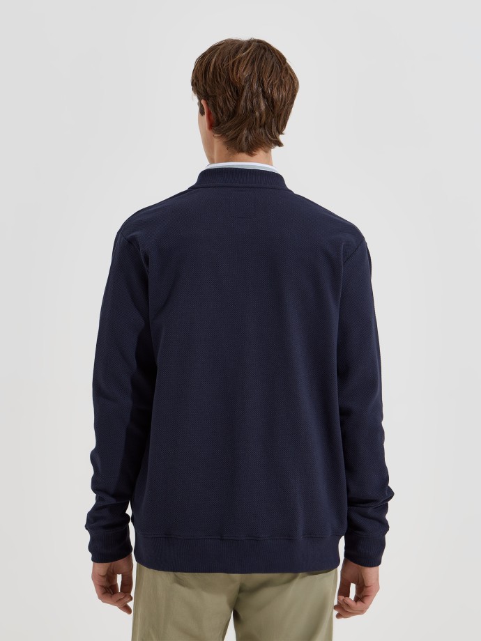 Bomber em malha piquet