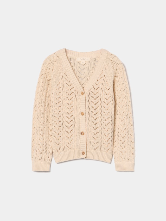 Casaco de malha tricotada