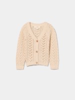 Casaco de malha tricotada