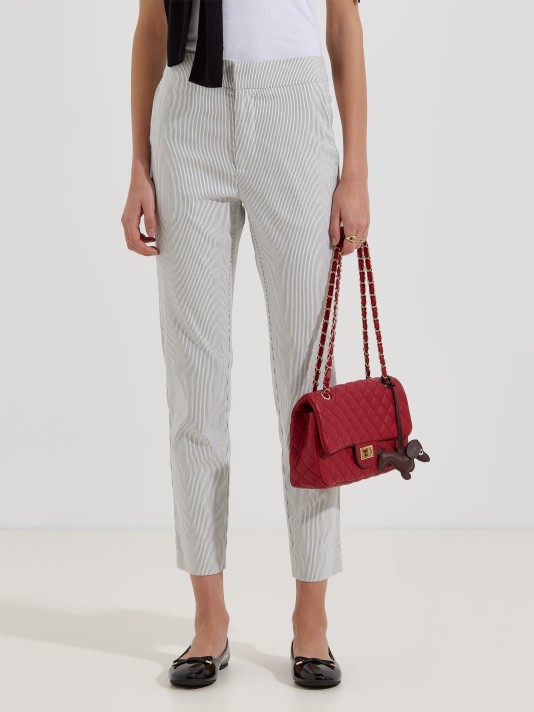 Calças de tecido clássicas Calças de tecido clássicas