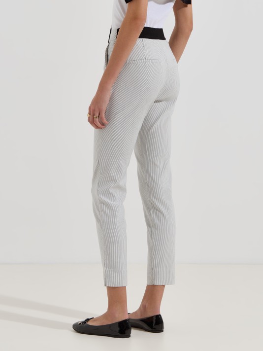 Calças de tecido clássicas Calças de tecido clássicas