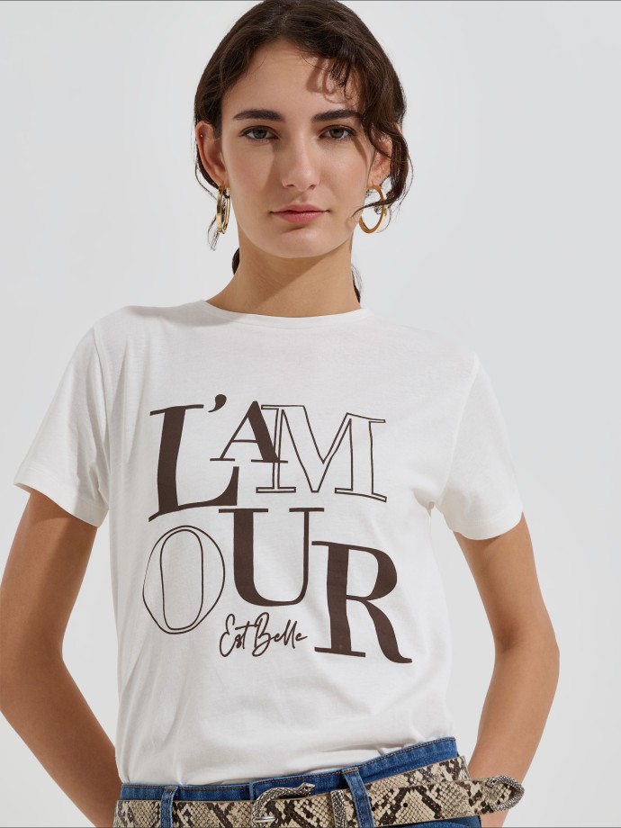 T-shirt estampada
