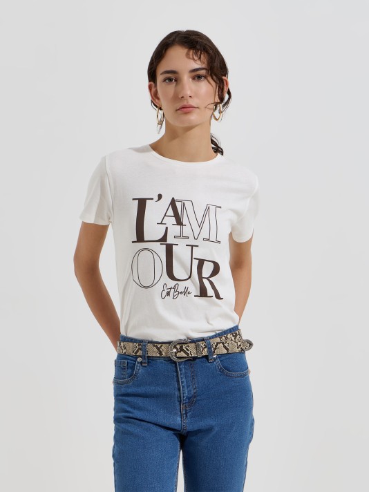 T-shirt estampada