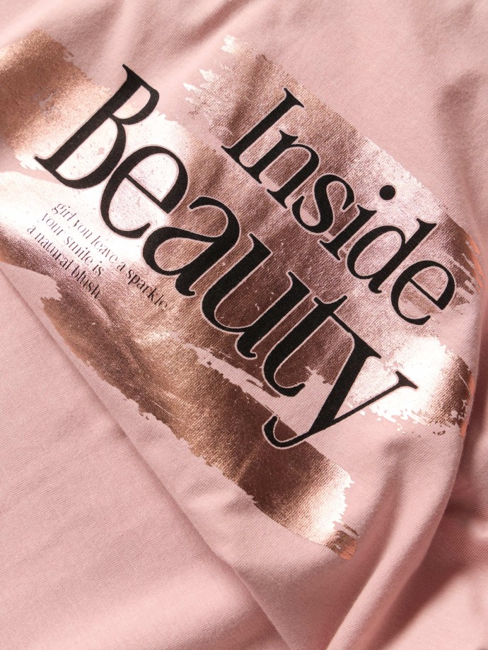 T-shirt com estampado frontal
