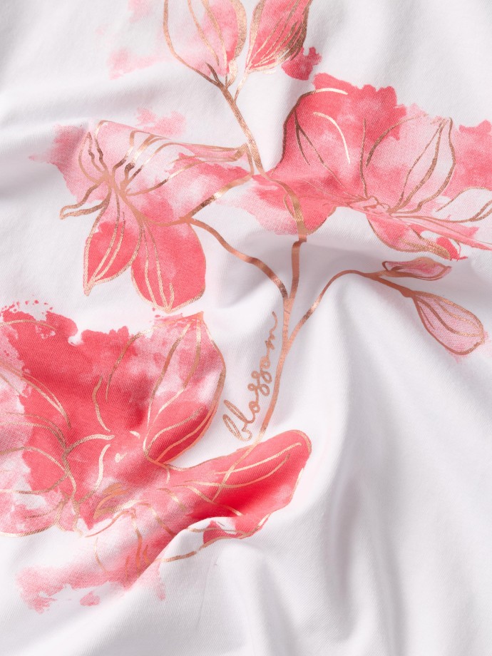 T-shirt com estampado frontal