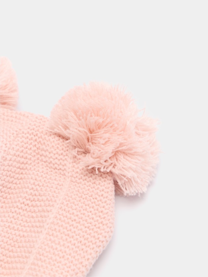 Conjunto de gorro e luvas